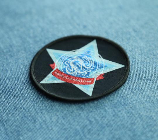 custom fabric polyester woven patch