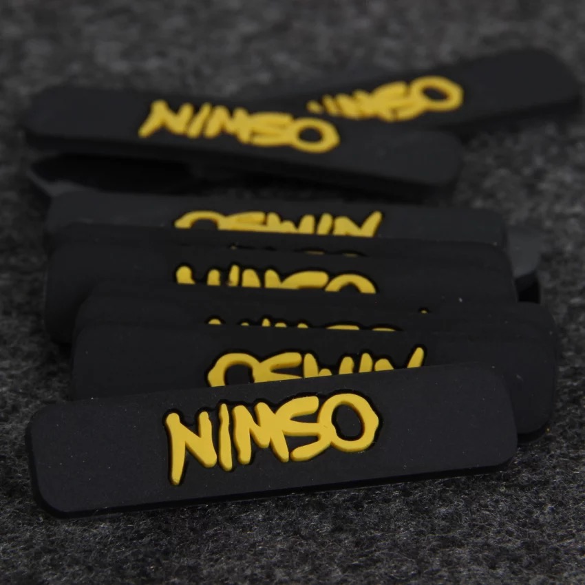 Custom Made Raised Logo Rubber Silicone Patch