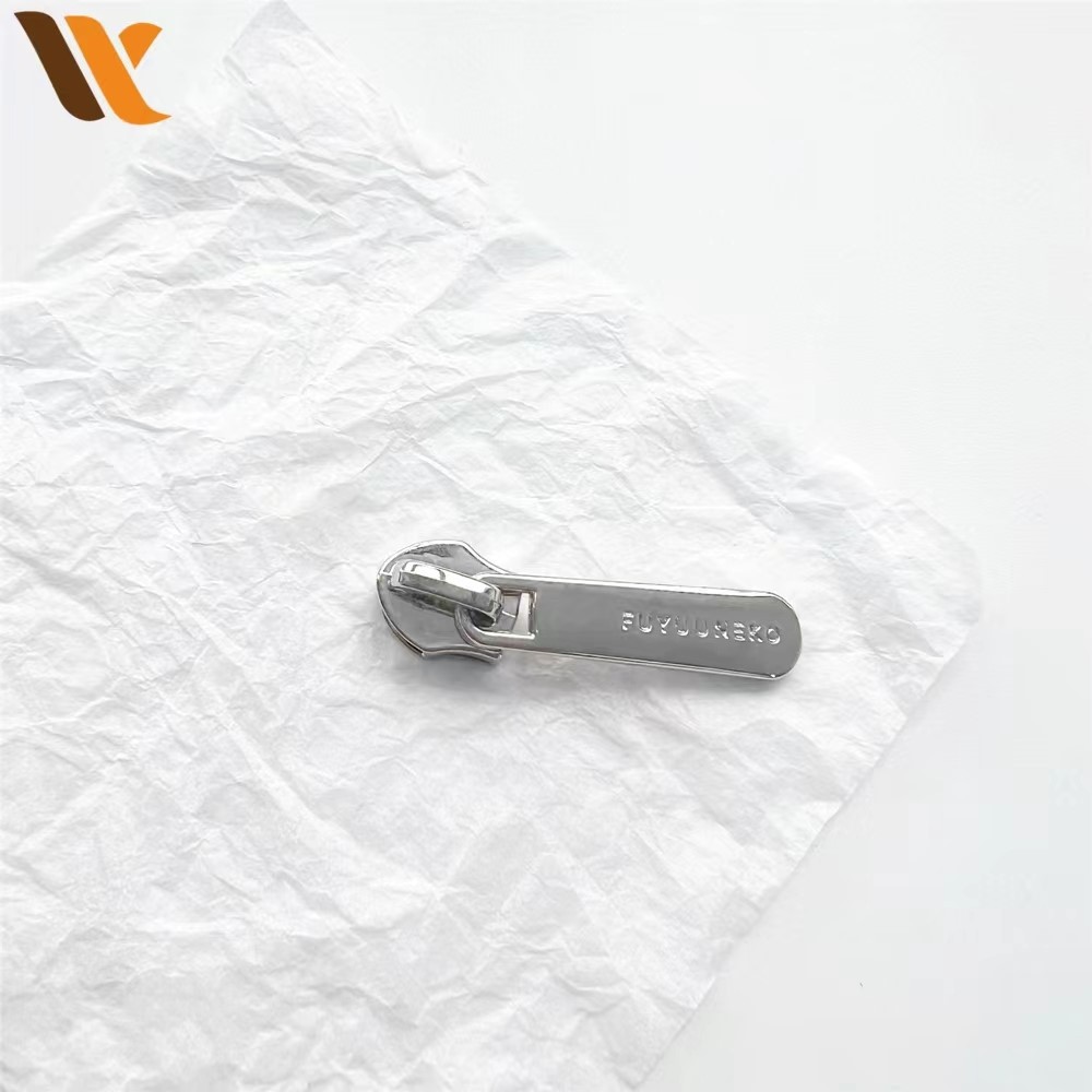 Customized Silver Classic Zipper Puller 3
