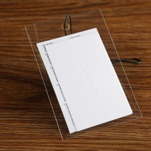 Vlastní design Oblečení PVC plastové houpačka Tag
