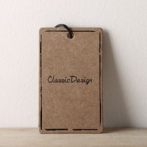 Vlastní tisk Kraft papír Swing Tag