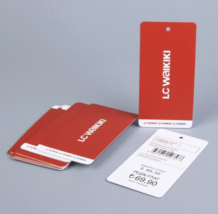 Swing Tag Garment Paper Hangtag, China Clothing Hang Tag, Garment Price Tag
