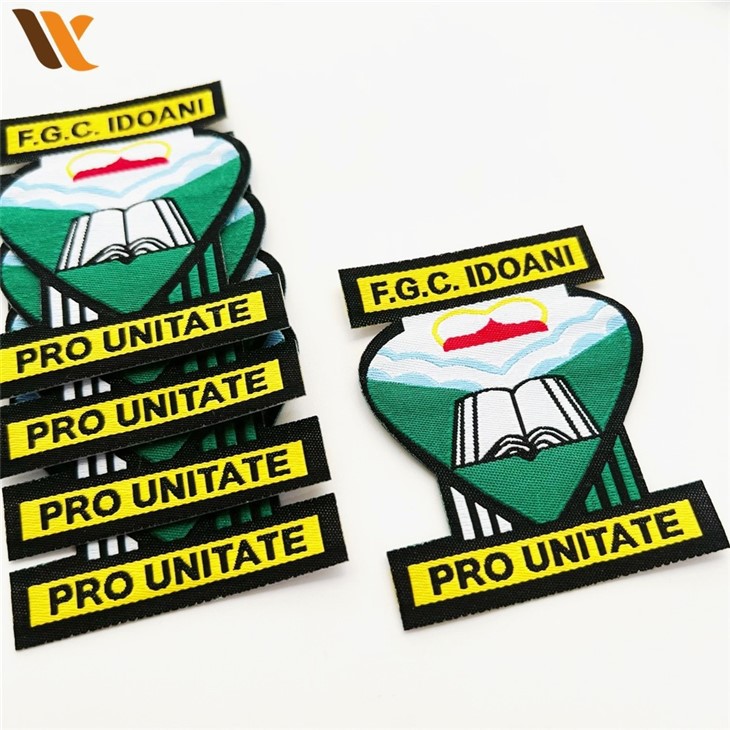 Custom Iron On Woven Patch For Clothing 2